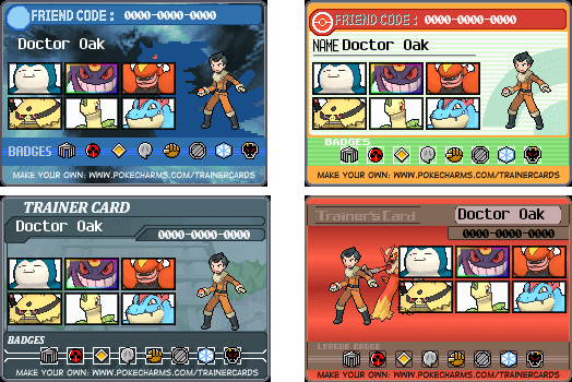 Classic Legacy Trainer Card Style